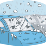 Hail Damage cartoon